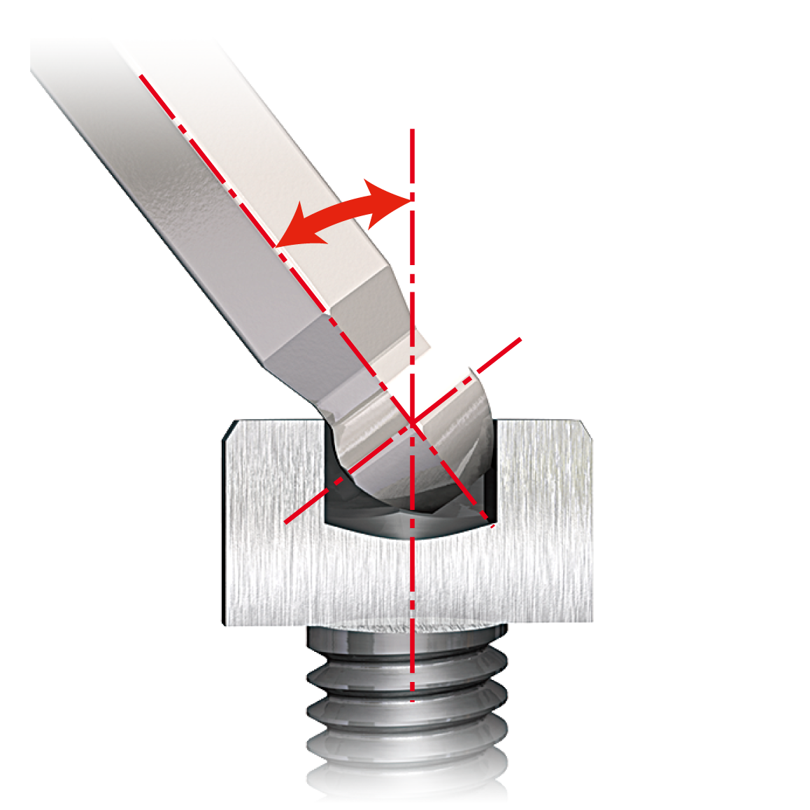 Max Tilting Angle 38°